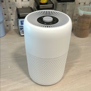 Sleek White Air Purifier